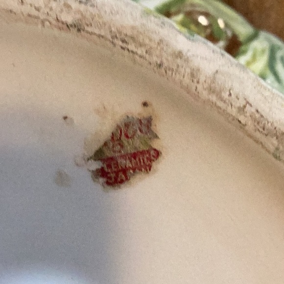 ⚜️ VINTAGE Italian Porcelain HANDPAINTED Decor Soap Dish Ucago - Picture 8 of 16